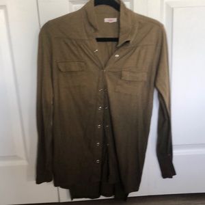 Pink Lotus Green Ombré shirt